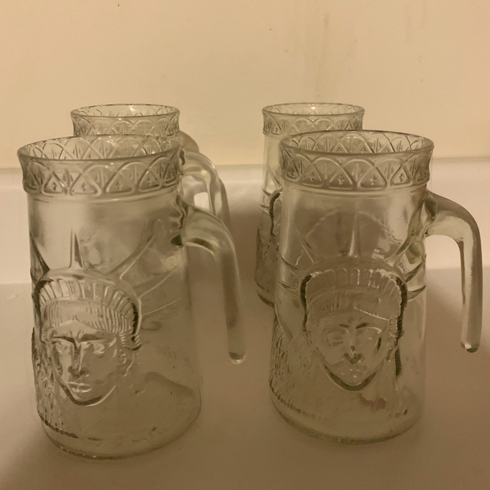 Statue of Liberty Centennial Mugs Anchor Hocking - Picture 1 of 7